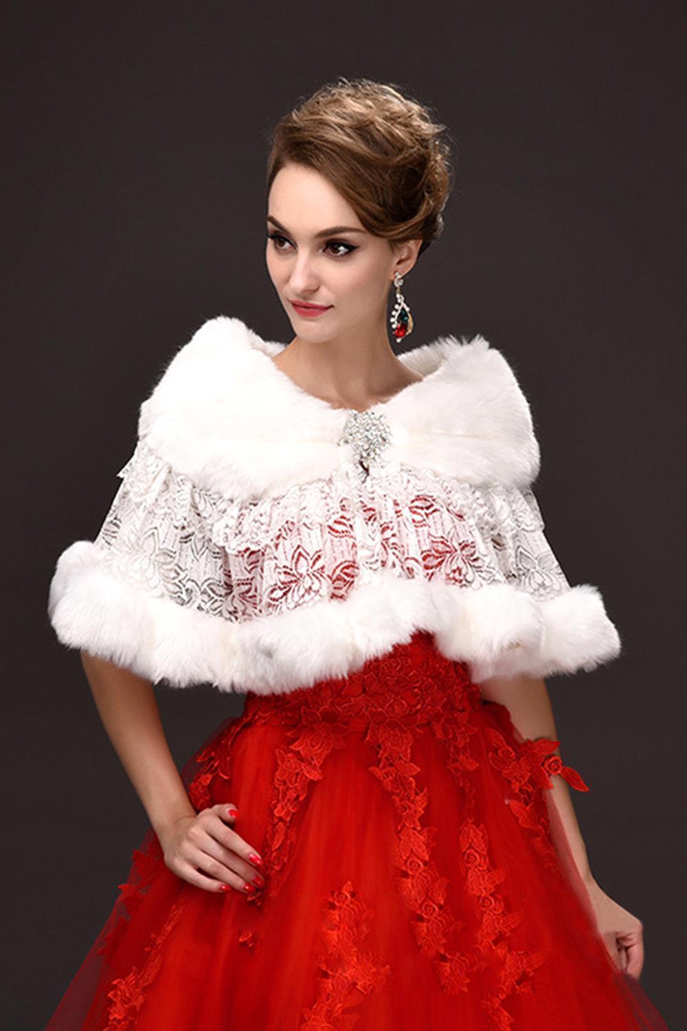 Fashion All Styles Bridal Faux - Stole Wedding Shawl 评论和价格