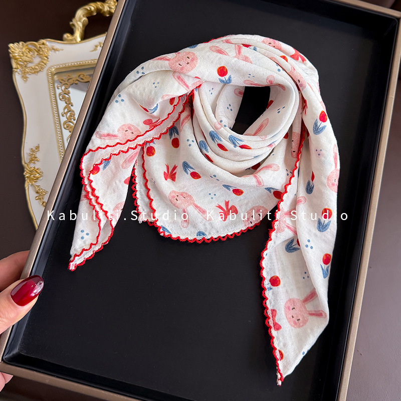 Cotton Linen Square Scarf  58  - Head Wrap Turban 评论和价格
