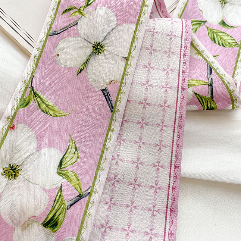 Korean Silk Satin Long Scarf F - Silk Neck Scarf 评论和价格