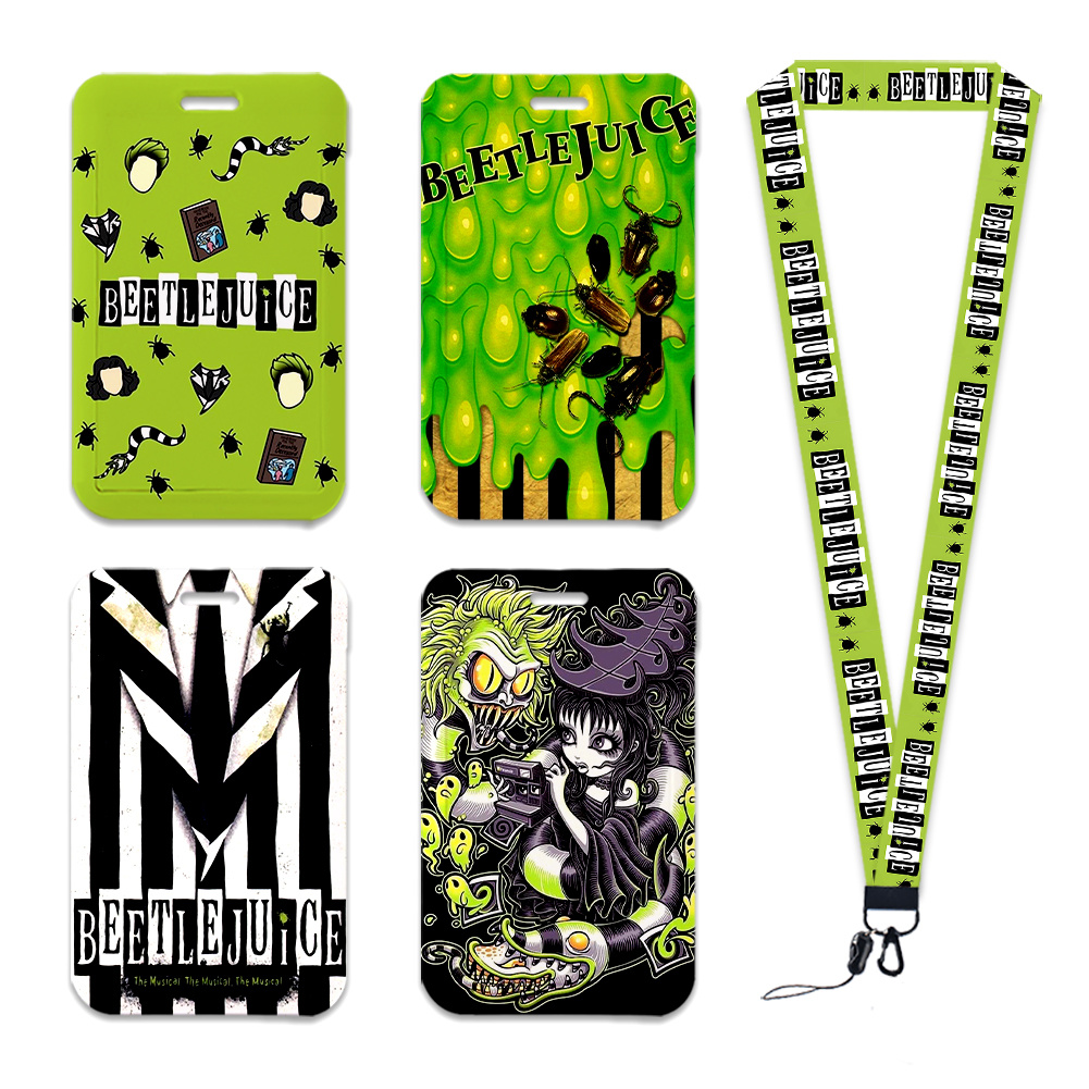Cartoon Horror Movie ID Card H - Lanyard Badge Holder 评论和价格