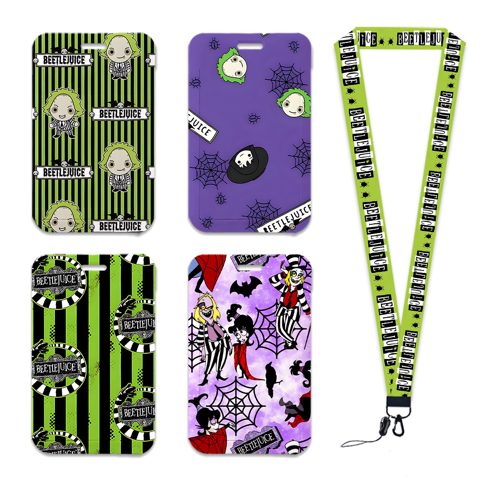 Cartoon Horror Movie ID Card H - Lanyard Badge Holder 评论和价格