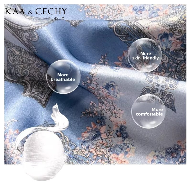 Baroque Floral 100% Mulberry S - Scarf Silk Square 评论和价格