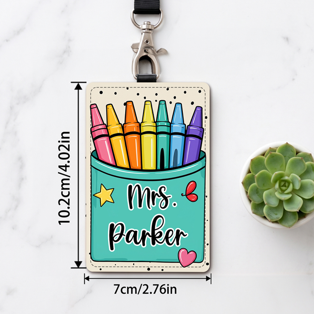 Custom Text Teacher ID Badge H - Lanyard Badge Holder 评论和价格