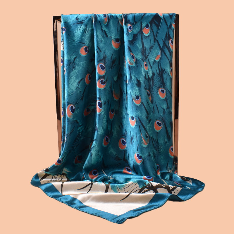 1PC Ladies Large Square Scarf  - Scarf Silk Square 评论和价格